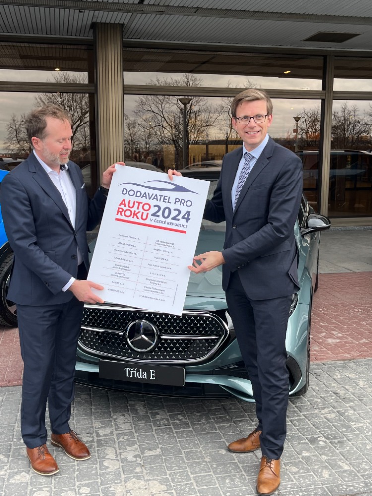 The 2024 car of the year in the Czech Republic is the MercedesBenz E